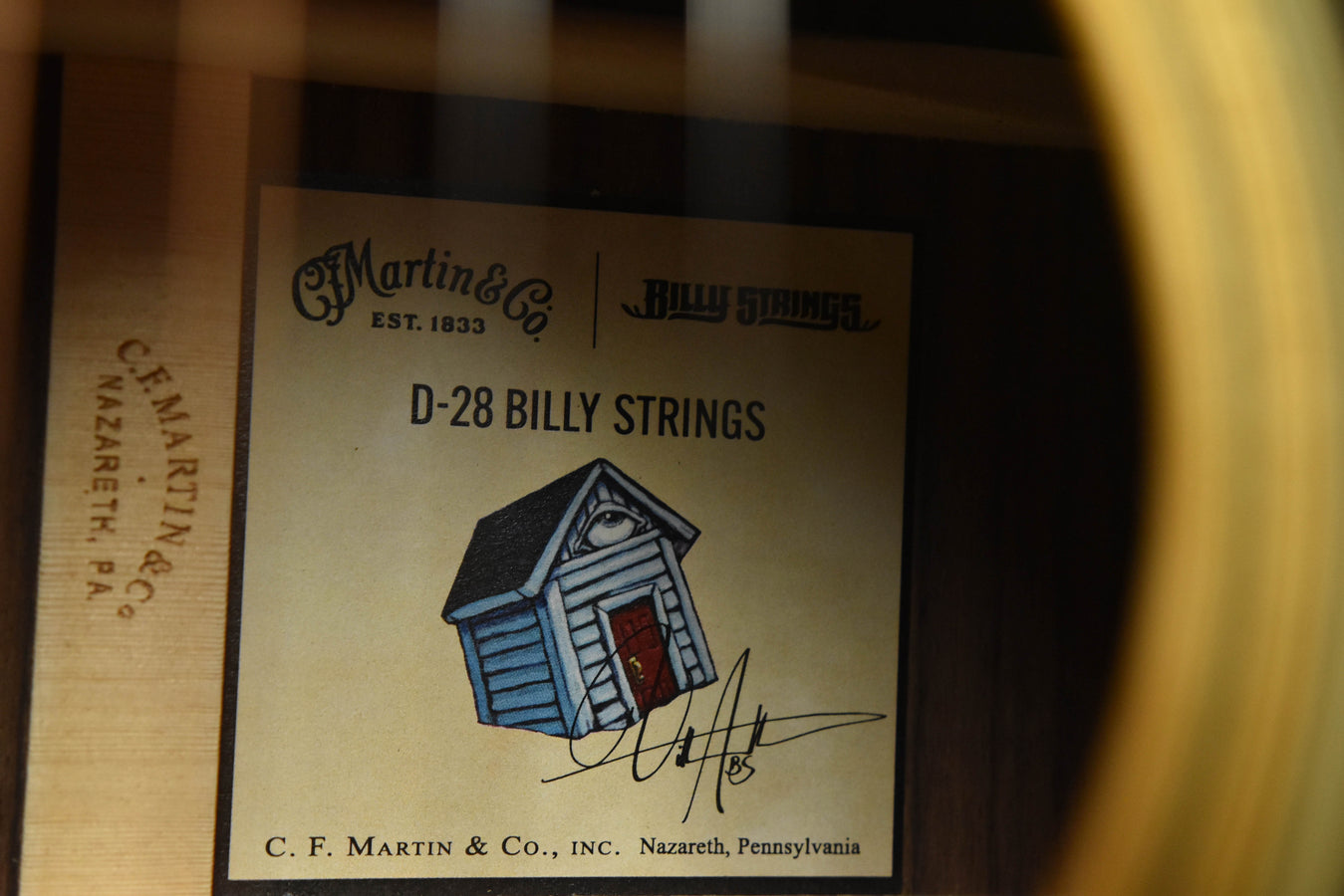 Martin D-28 Billy Strings Signature Dreadnought Acoustic Guitar