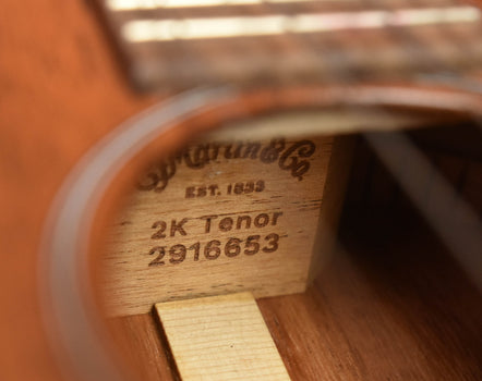 martin 2k tenor ukulele all koa