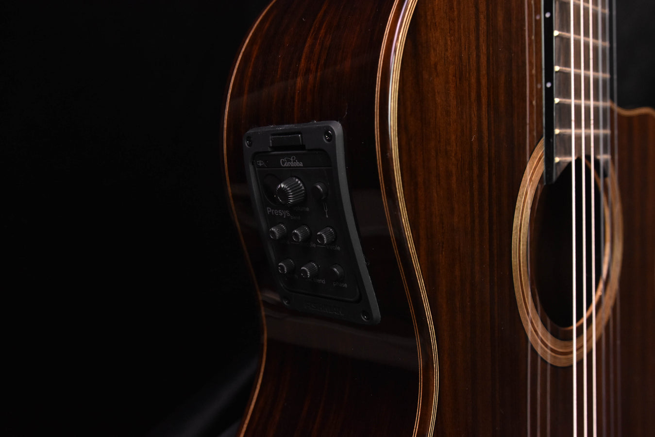 Cordoba Fusion 12 Rose II Nylon String Crossover Guitar