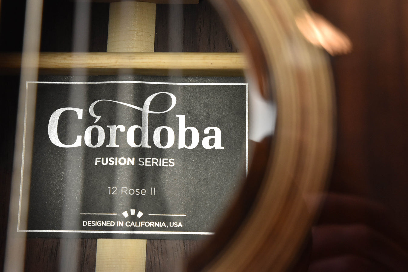 Cordoba Fusion 12 Rose II Nylon String Crossover Guitar