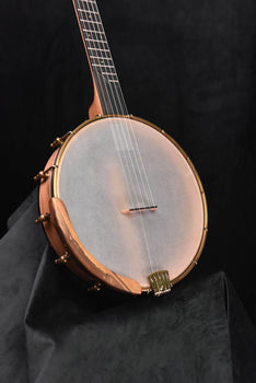 ome tupelo open back banjo and case