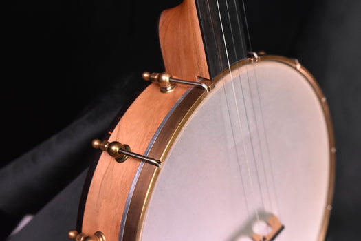 ome tupelo open back banjo and case