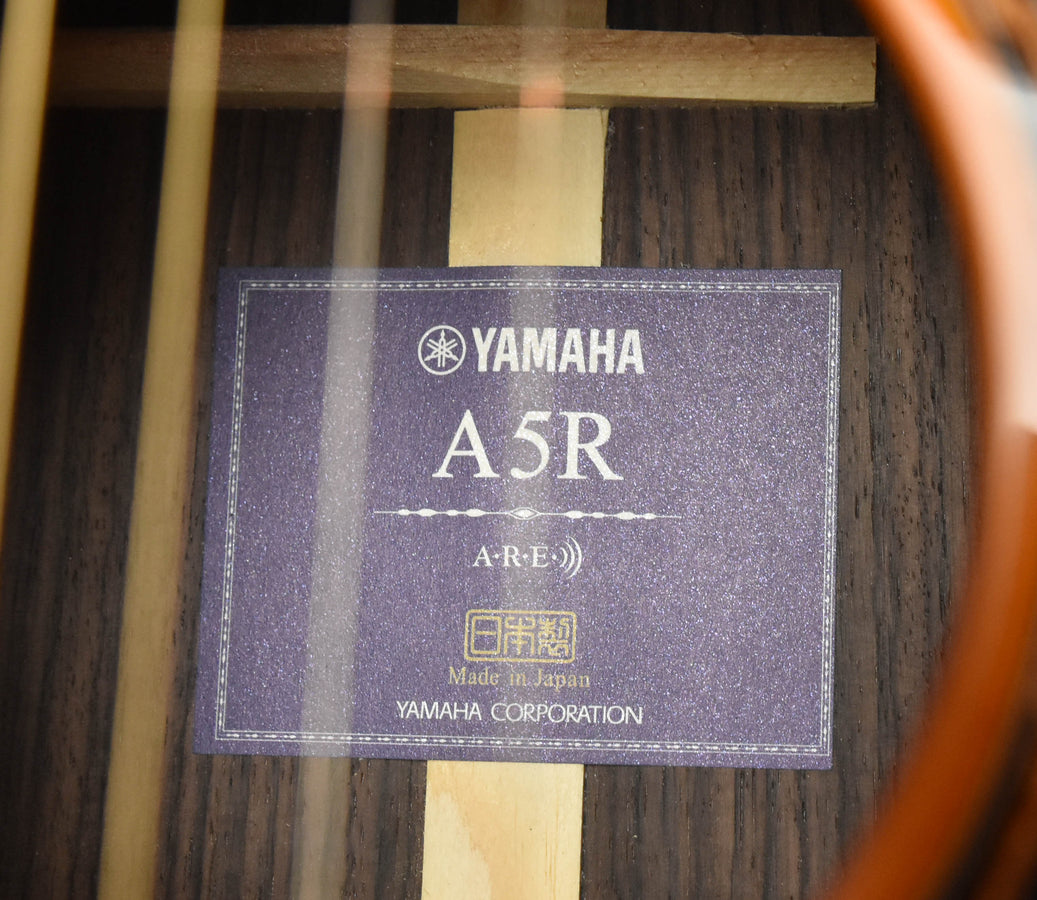 Yamaha A5R ARE Natural Cutaway Dreadnought Acoustic Guitar