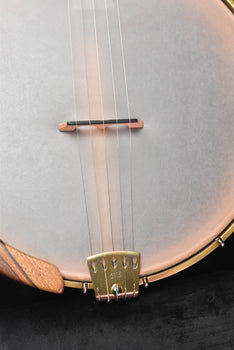 ome tupelo open back banjo and case