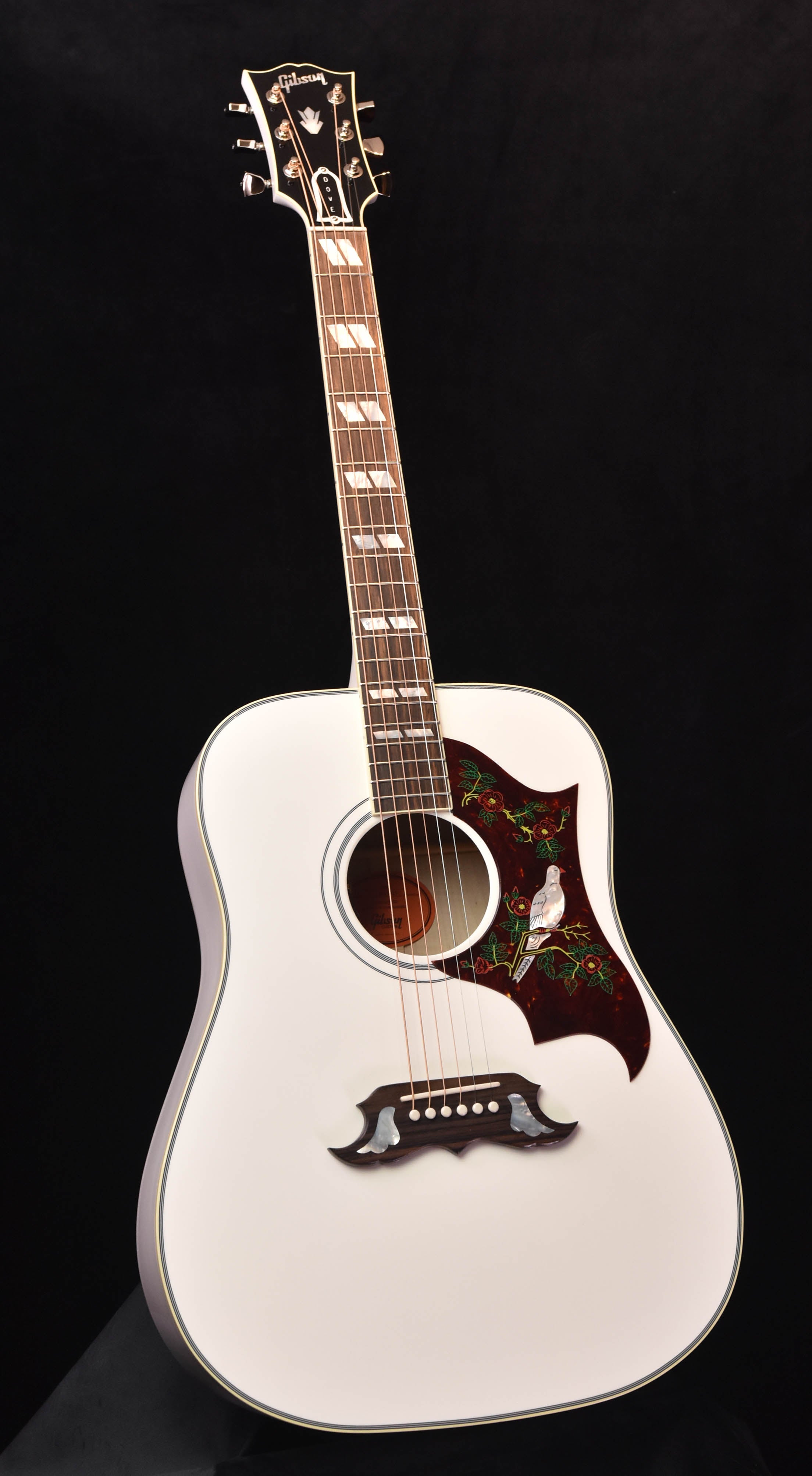Gibson Custom Shop Dove Alpine White Gloss Acoustic/Electric Guitar