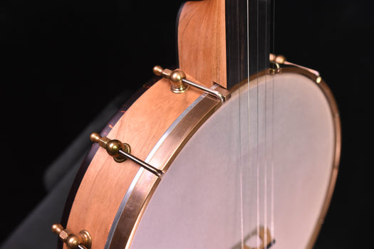 ome tupelo open back banjo and case