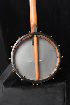 ome tupelo open back banjo and case