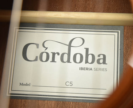cordoba c5 cedar top classical guitar