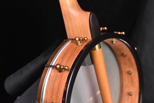 ome tupelo open back banjo and case