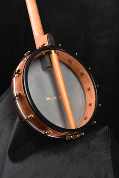 ome tupelo open back banjo and case
