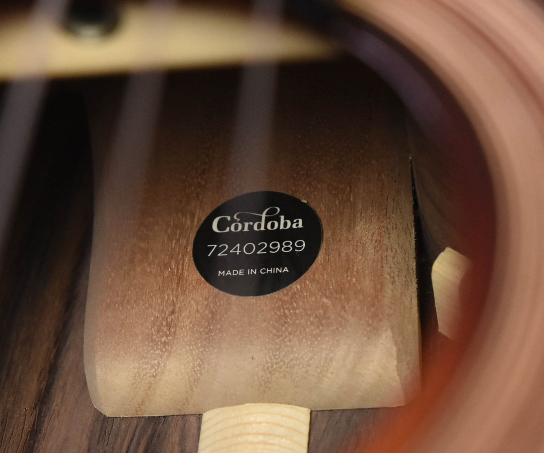 Cordoba Fusion Orchestra CE Cedar Tear Drop Burst