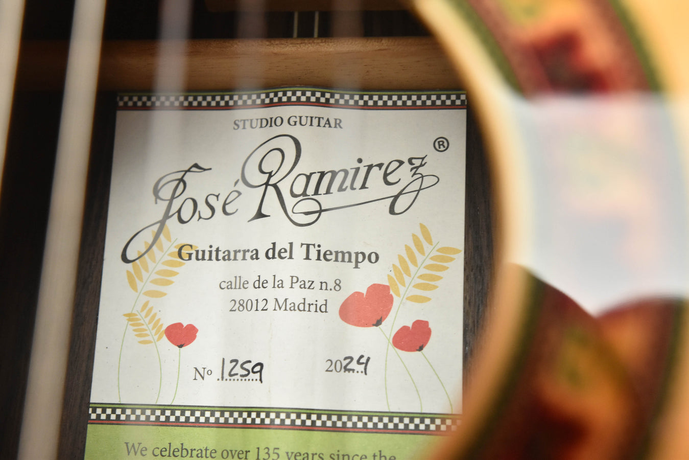 Jose Ramirez Tiempo-S Spruce Top Classical Guitar