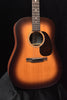 D-X2E Molly Tuttle acoustic-electric guitar front view, rosette and soundhole, black pickguard