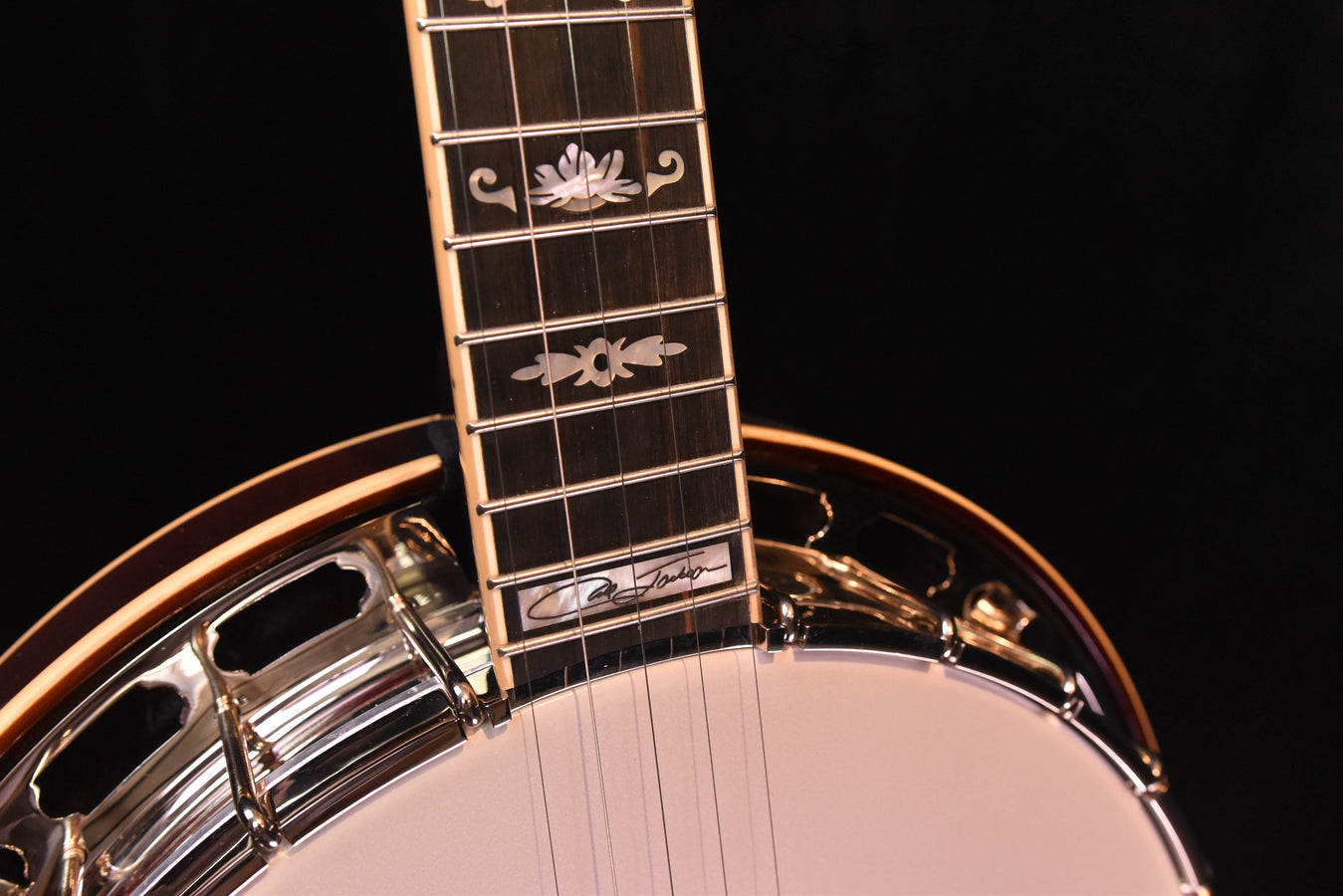 Recording King Lonesome Dove Carl Jackson Signature Tone Ring Five String Banjo