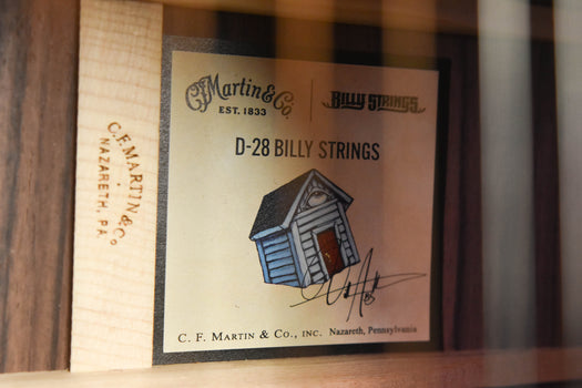 martin d-28 billy strings signature dreadnought acoustic guitar