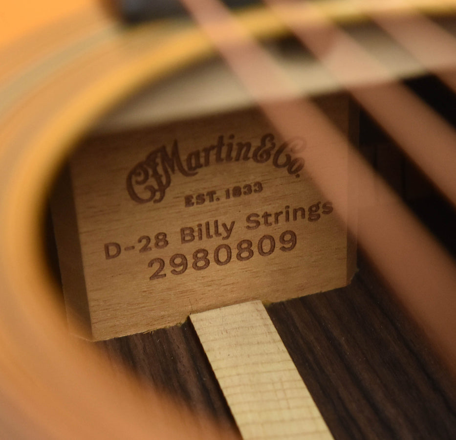 Martin D-28 Billy Strings Signature Dreadnought Acoustic Guitar