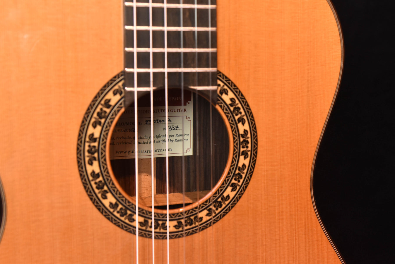 Jose Ramirez Studio 3-C Cedar Top Classical Guitar