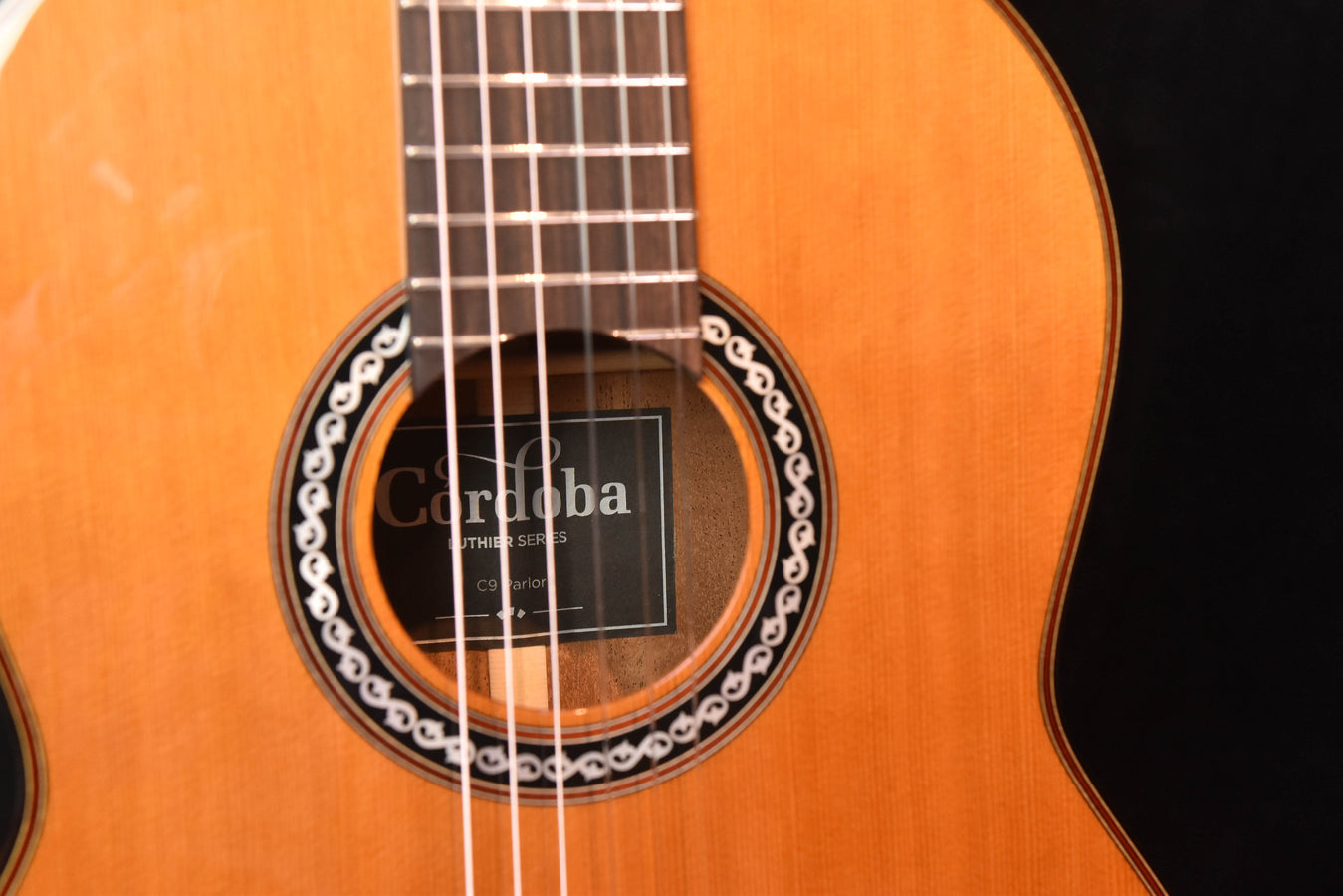 Cordoba C9 Parlor Cedar Top Classical Guitar with Case