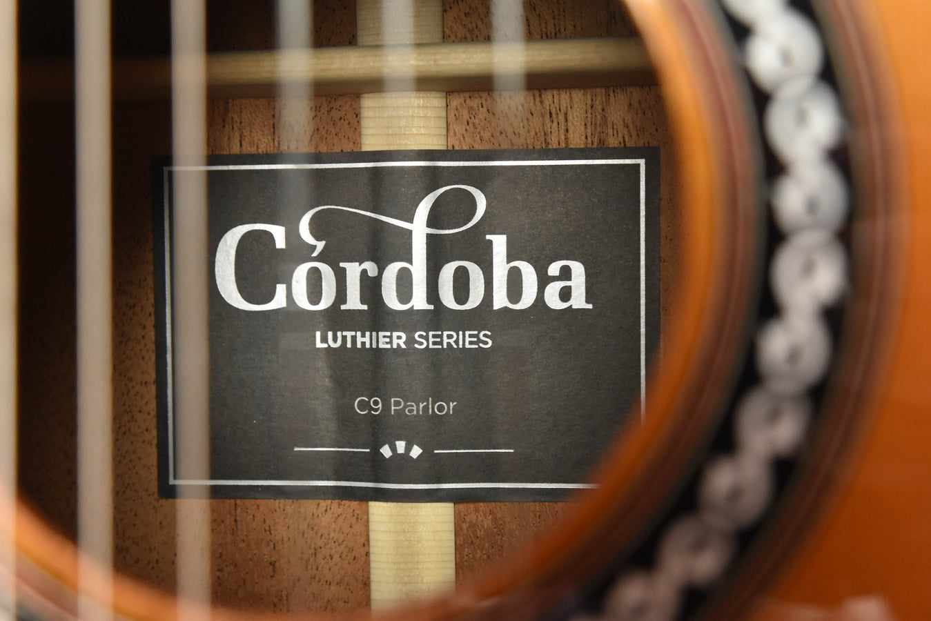 Cordoba C9 Parlor Cedar Top Classical Guitar with Case