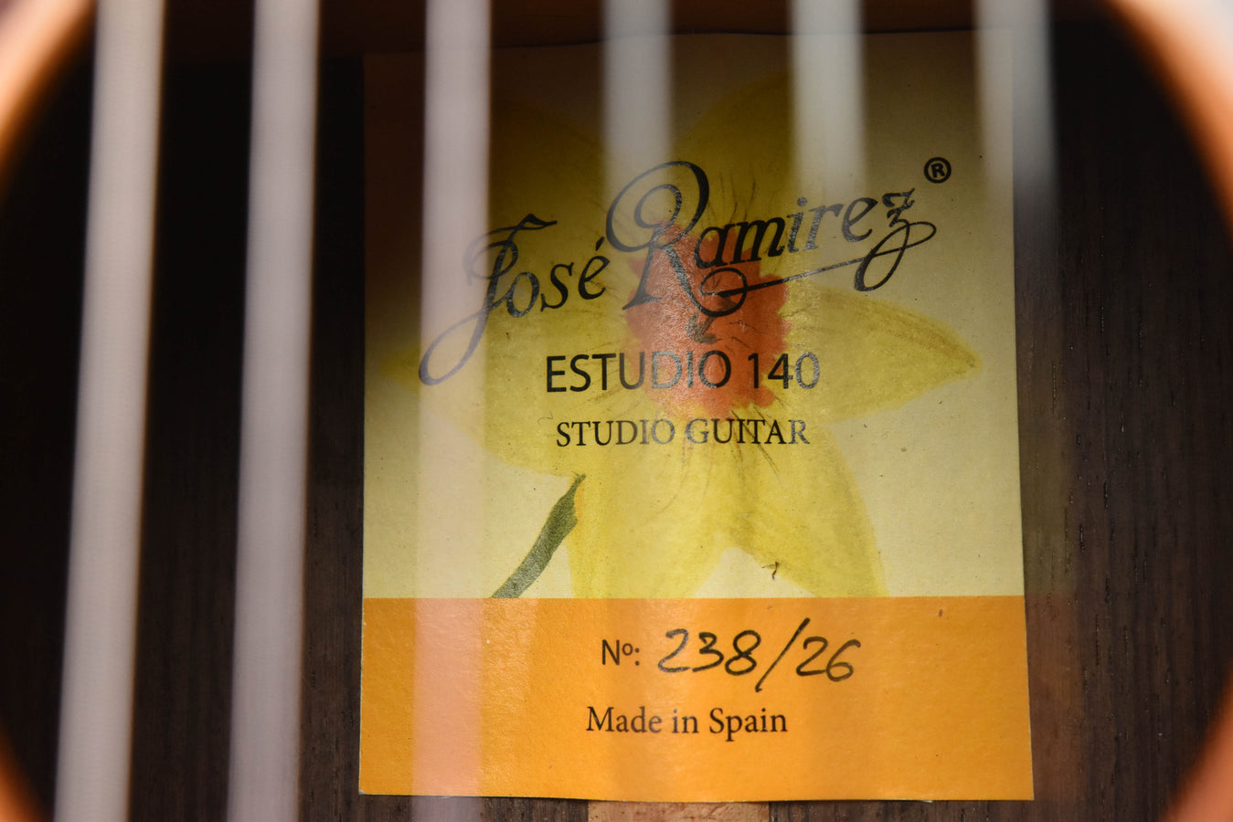 Etikett „Estudio 140“: Made in Spain, Nr. 238/26