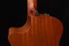 Honeyburst 12-string acoustic guitar neck joint and shoulder detail