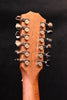 Taylor 12-string acoustic guitar headstock with tuning machines, front close-up