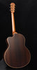 Used Lowden 32SE guitar back view with dark wood finish and cream binding