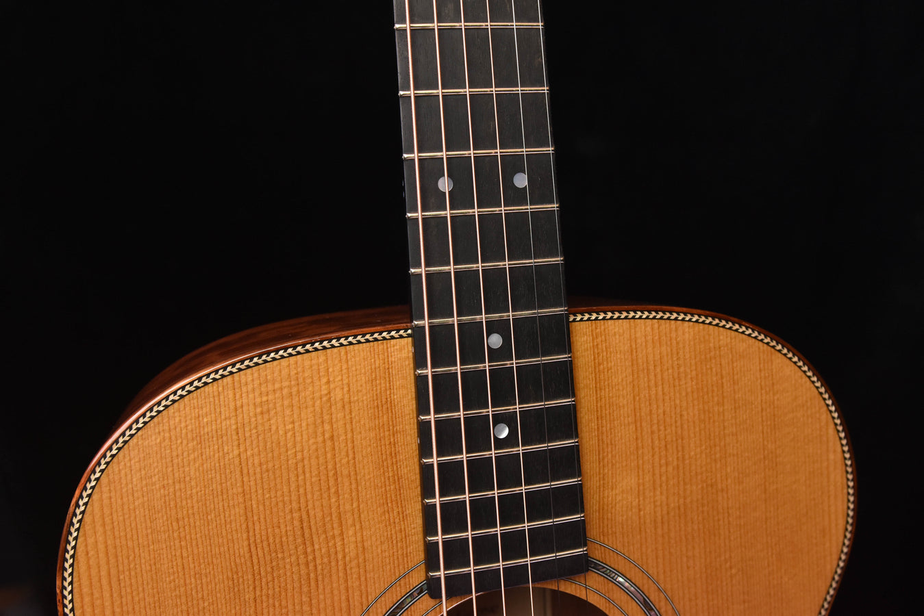 Boucher Studio Goose SG-21-GM OMH Orchestra Model Torrefied Adirondack Red Spruce and Bubinga Gold and Master Pack Upgrades Acoustic Guitar