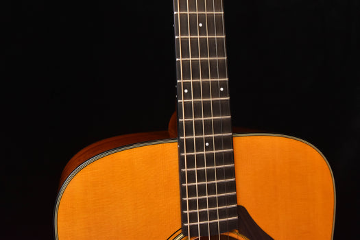 yamaha fgx5 "red label" gloss finish acoustic/electric dreadnought guitar