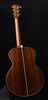 Yamaha jumbo acoustic guitar body back, dark wood finish with center seam