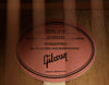 J-45 acoustic guitar label with serial number and Gibson guarantee stamp