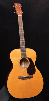 martin retro plus acoustic-electric guitar with mahogany finish, spruce top, headstock and neck