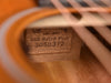 Retro Plus neck block stamp with serial number inside guitar body