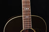 Acoustic guitar neck with diamond fretboard inlays and tuning headstock