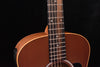 GS Mini-e Honeyburst acoustic-electric guitar neck and fretboard close-up