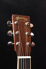 Martin HD-35 acoustic guitar headstock with Martin 6 logos and tuning pegs