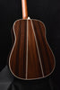 Martin HD-35 acoustic guitar back view, arched body and center seam