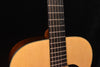 Martin acoustic guitar fretboard and neck with metal frets and tuning headstock