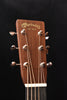 Martin & Co acoustic guitar headstock with logo and six chrome tuning keys