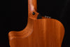 Taylor acoustic guitar side profile near the neck joint and strap button