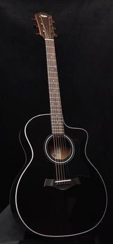 taylor 214ce dlx special edition blacktop acoustic/electric guitar