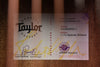 Taylor guitar label card showing Model 117E Special Edition and serial number