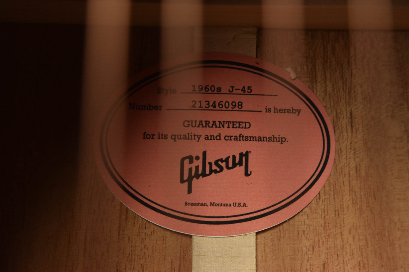 Gibson 60's J-45 Original Adjustable BridgeAcoustic Guitar