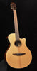 Nylon-string acoustic-electric crossover guitar, natural finish, Yamaha headstock