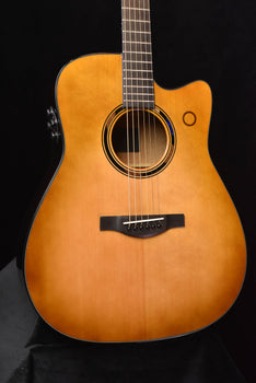 tag3 sdb acoustic guitar, sunburst finish with pickup around soundhole