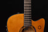 TAG3 SDB guitar neck and upper body, soundhole ring detail