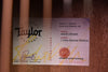 Taylor guitar serial label on wood back: 114ce Special Edition, Grand Auditorium.