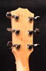 Acoustic guitar headstock front with six tuning pegs and Taylor logo.