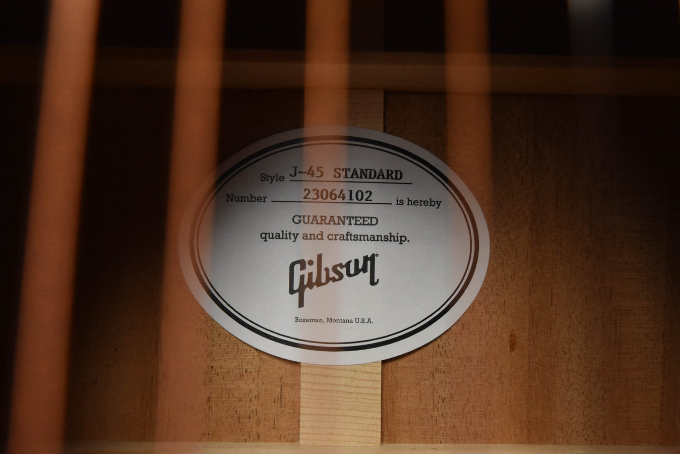 Gibson J-45 Standard Vintage Sunburst Acoustic Guitar (Copy)