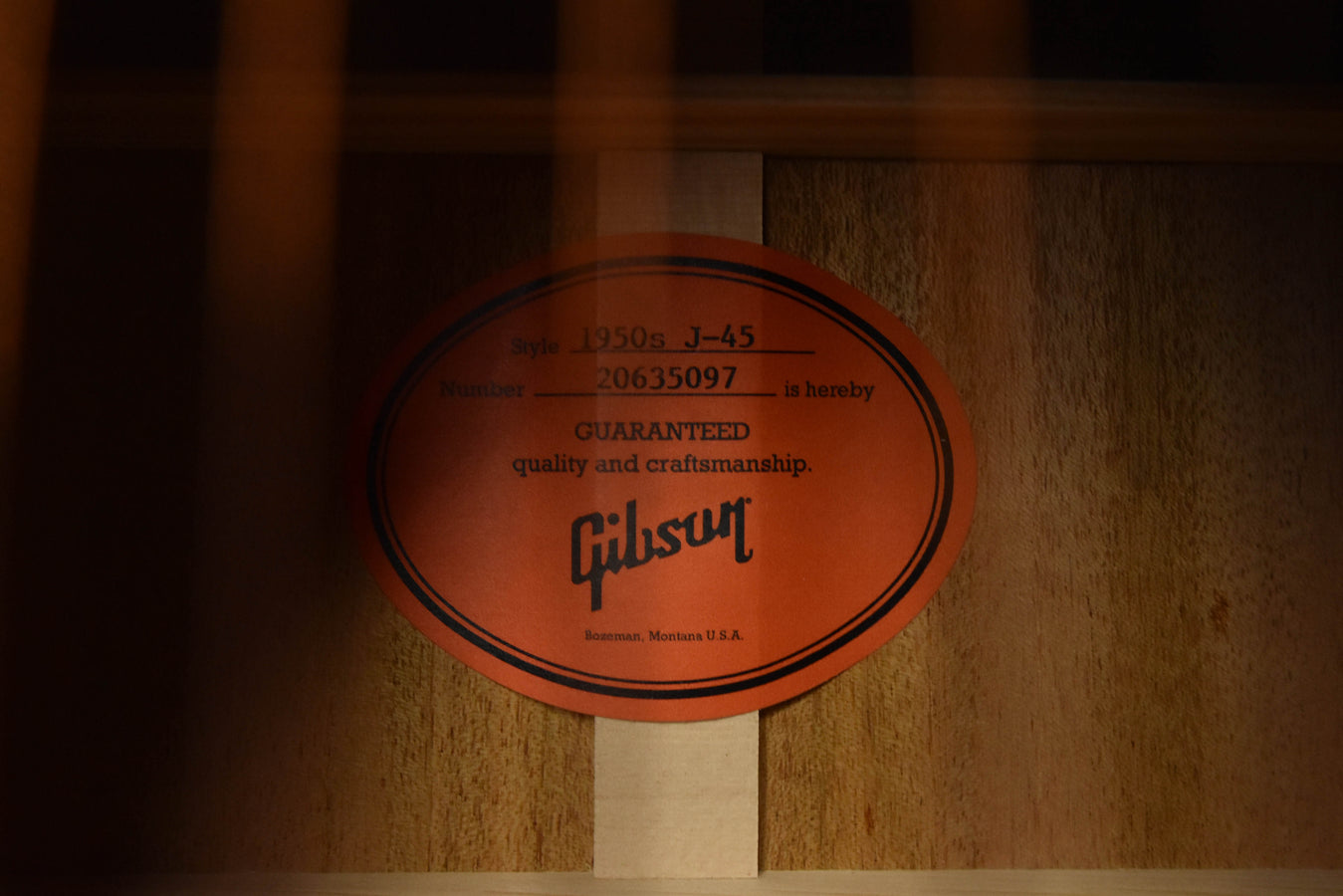 Gibson 50's J-45 Original Vintage Sunburst Finish